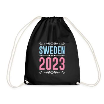 Suède 2023 - Sac de sport léger - noir - Devant