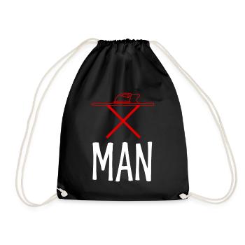 Triathlète de Triathlon Fer - Sac de sport léger - noir - Devant