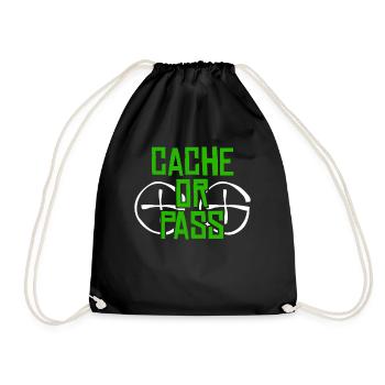 Geocacher Chasse au trésor Jogue Geocache - Sac de sport léger - noir - Devant