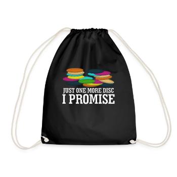 Disc golf Frisbees Discgolf Frisbee - Drawstring Bag - black - Front
