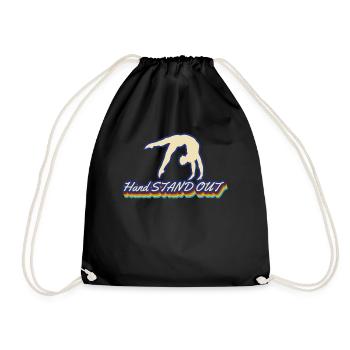 Handstand RSG Gymnastics Gymnastics - Drawstring Bag - black - Front