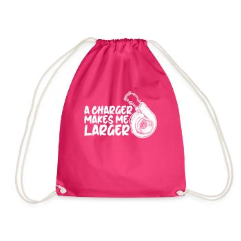 Turbolader Werktsatt Auto Tuner - Turnbeutel - Fuchsia - Vorne