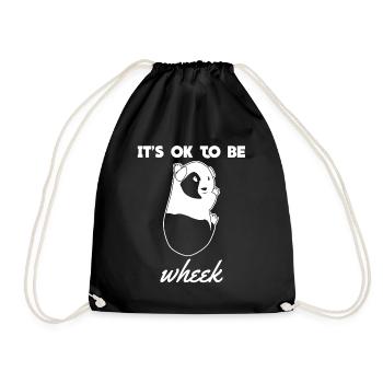 Cochons d’Inde Wheek - Sac de sport léger - noir - Devant