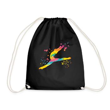 Ballet Danseur Colorsplash Man Ballerino - Sac de sport léger - noir - Devant