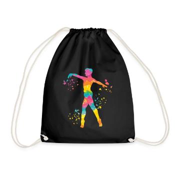 Ballet Danseur Colorsplash Man Ballerino - Sac de sport léger - noir - Devant