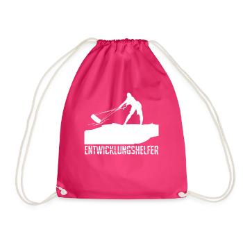 Kitesurfen verhedderte Leinen - Turnbeutel - Fuchsia - Vorne