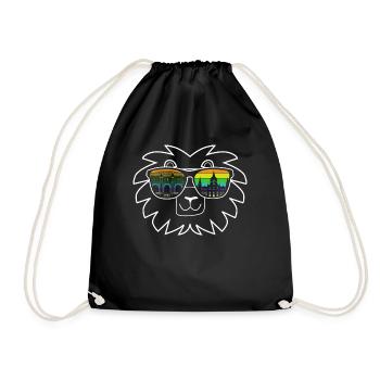 Hanover - Drawstring Bag - black - Front