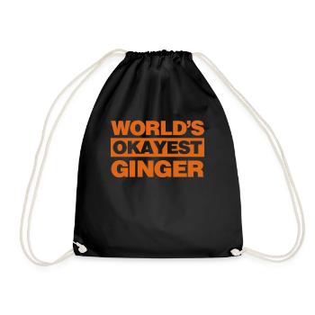 Red Hair Funny Redhead Redhead - Drawstring Bag - black - Front