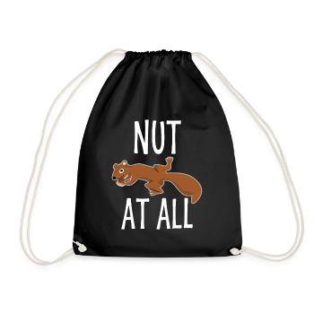 Écureuil aux noix - Sac de sport léger - noir - Devant