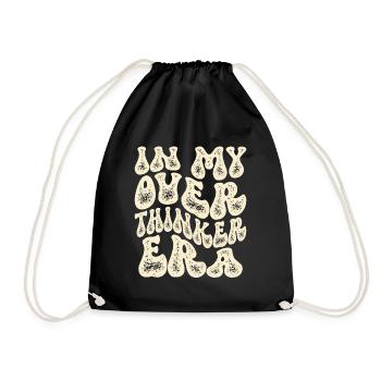 Dans mon ère Overthinker Overthink Groovy - Sac de sport léger - noir - Devant