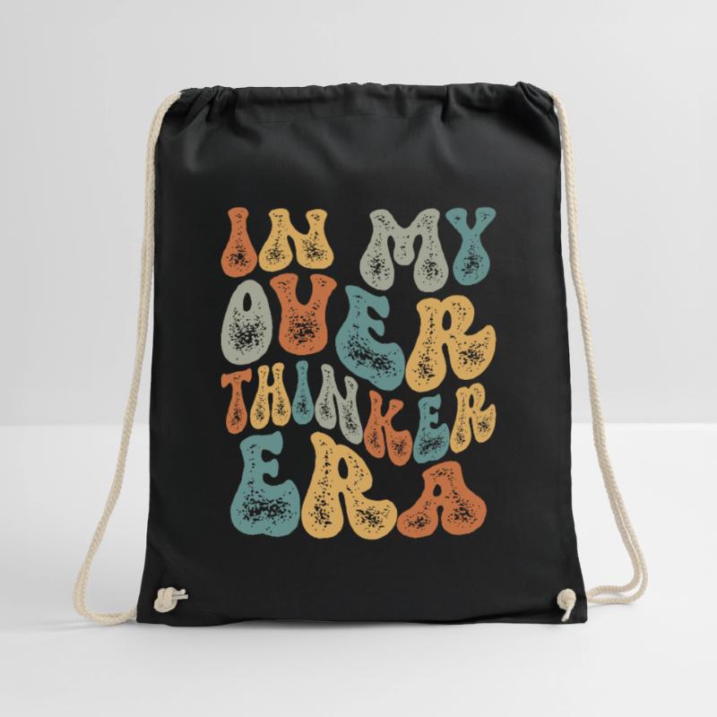 Dans mon ère Overthinker Overthink Groovy Sac de sport léger