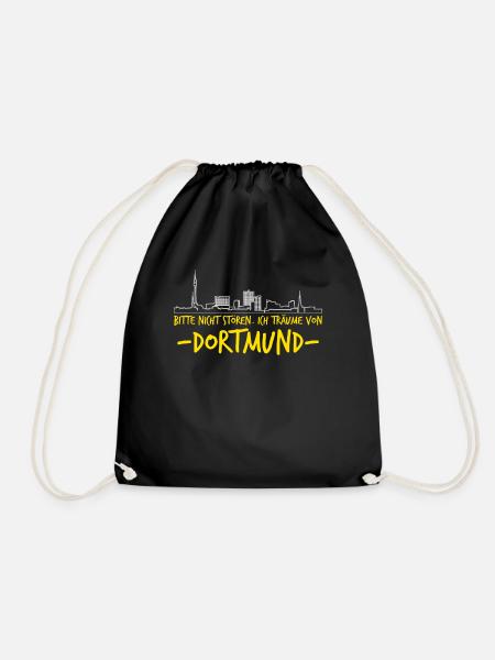 Dortmunder Witz Dortmund - Turnbeutel - Schwarz