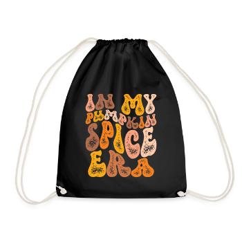Groovy à l’époque de mes épices à la citrouille - Sac de sport léger - noir - Devant