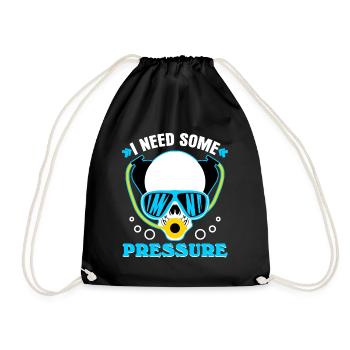 Plongeur Joke Sport Plongeur Plongée - Sac de sport léger - noir - Devant