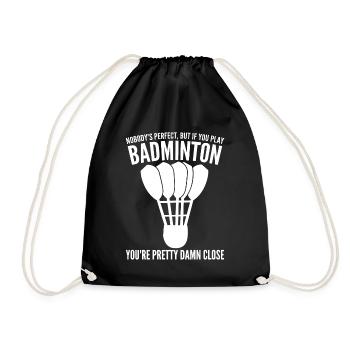Joueur de badminton badminton - Sac de sport léger - noir - Devant
