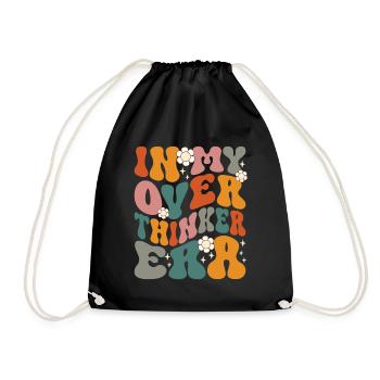 Dans mon ère Overthinker Overthink Groovy - Sac de sport léger - noir - Devant