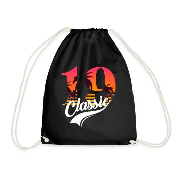 Vintage 1919-19th Anniversary - Drawstring Bag - black - Front