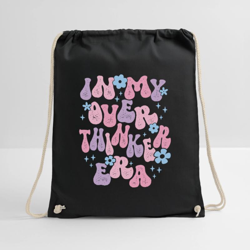 Dans mon ère Overthinker Overthink Groovy Sac de sport léger