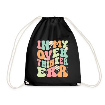 Dans mon ère Overthinker Overthink Groovy - Sac de sport léger - noir - Devant