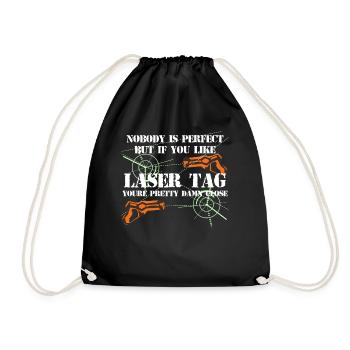 laser tag drôle de laser jeu laser tag - Sac de sport léger - noir - Devant