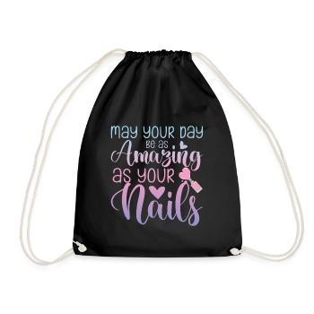 May Your Day Be As Amazing - Turnbeutel - Schwarz - Vorne