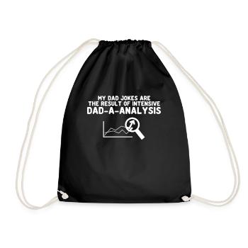 Joke Father Jokes - Drawstring Bag - black - Front