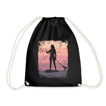 Stand Up Paddling Stand Up Board Sup - Turnbeutel - Schwarz - Vorne