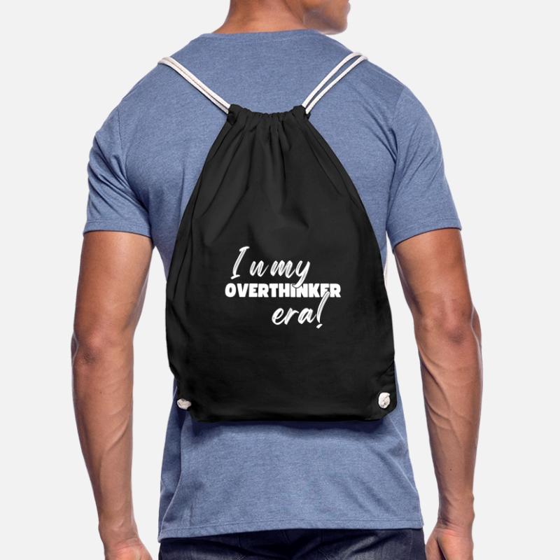 Dans mon ère Overthinker Overthink Sac de sport léger