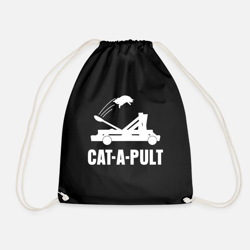 Cats Joke Cat - Turnbeutel - Schwarz