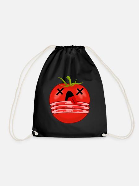 Tomate Tomates coupées - Sac de sport léger - noir