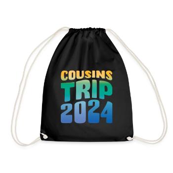 Voyage Cousins 2024 - Sac de sport léger - noir - Devant