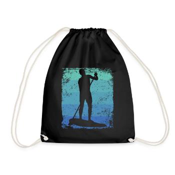 Stand Up Paddling Stand Up Board Sup - Turnbeutel - Schwarz - Vorne