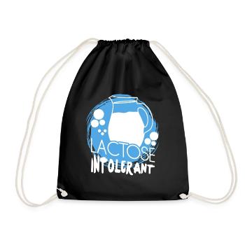 Funny Lactose Intolerant Joke - Turnbeutel - Schwarz - Vorne