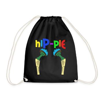 Hip Surgery Hip Implant - Drawstring Bag - black - Front