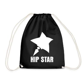 New Hip Implant Hip Surgery - Drawstring Bag - black - Front