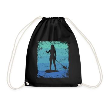 Stand Up Paddling Stand Up Board Sup - Turnbeutel - Schwarz - Vorne