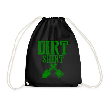 Garden Gardening Gardener - Drawstring Bag - black - Front