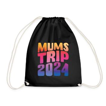 Voyage des mamans 2024 - Sac de sport léger - noir - Devant