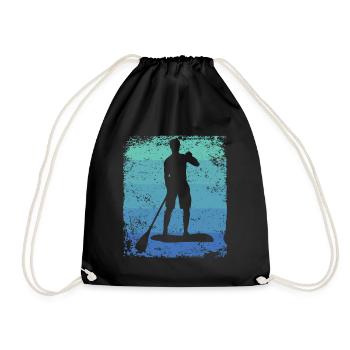 Stand Up Paddling Stand Up Board Sup - Turnbeutel - Schwarz - Vorne