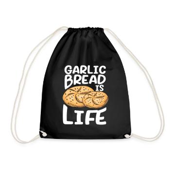 Bread Baking Bakery Baker - Drawstring Bag - black - Front