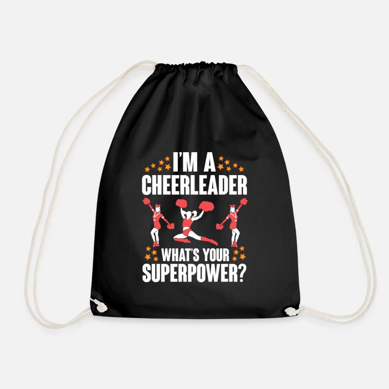 Cheerleader Cheerleading Cheer - Turnbeutel - Schwarz