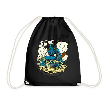 Wok Pan Dragon - Sac de sport léger - noir - Devant