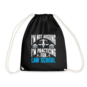 Avocat cadeau faculté de droit étudiant humour avocat - Sac de sport léger - noir - Devant