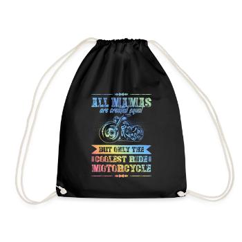 Meilleure moto de maman - Sac de sport léger - noir - Devant