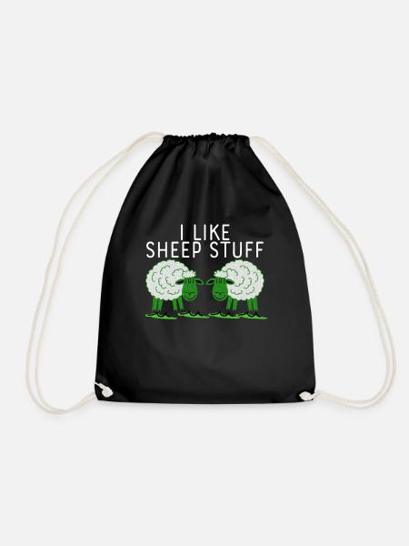 Sheep Joke Cheap Stuff - Turnbeutel - Schwarz
