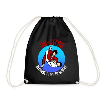 Jiu-Jitsu BJJ Brasilian Ju-Jitsu - Turnbeutel - Schwarz - Vorne