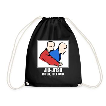 BJJ Brasilian Ju-Jitsu Jiu-Jitsu - Turnbeutel - Schwarz - Vorne