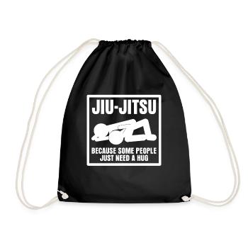 Brasilian Ju-Jitsu Jiu-Jitsu BJJ - Turnbeutel - Schwarz - Vorne