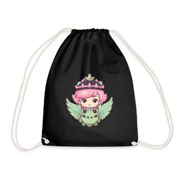 Princesse Dragon Mignon - Sac de sport léger - noir - Devant