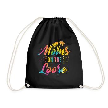 Mamans Sur Le Voyage Des Copines En Liberté - Sac de sport léger - noir - Devant